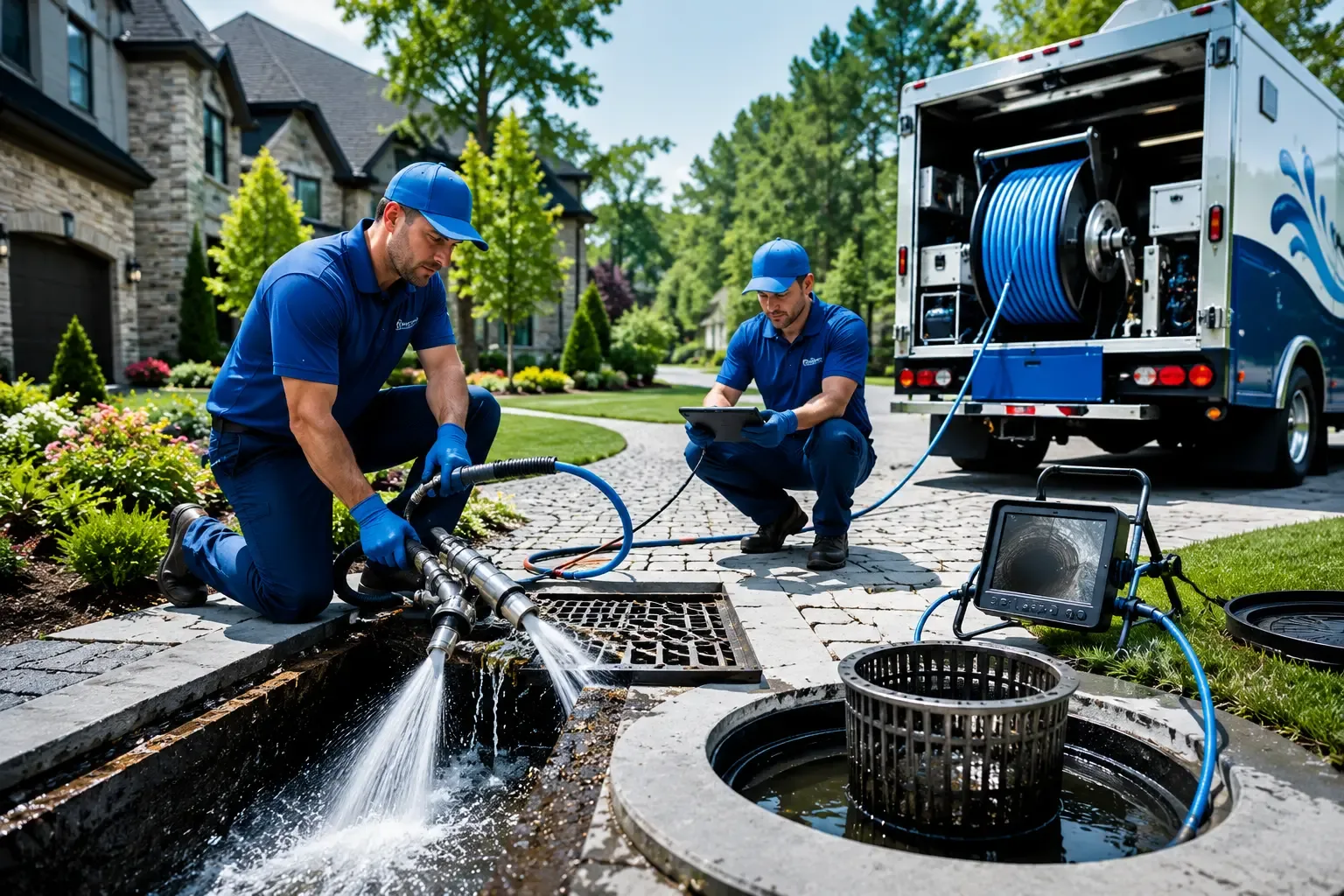 Local outdoor drain cleaning professionals in Plainville, CT